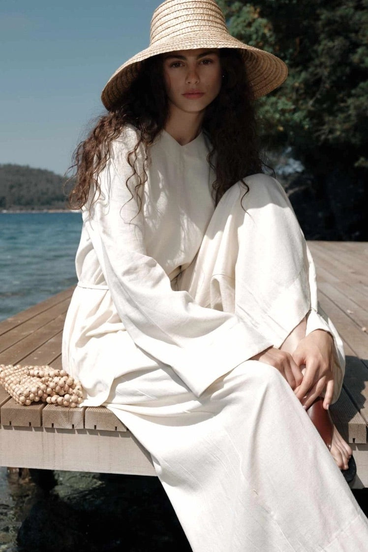 Cotton Twinset - Wit