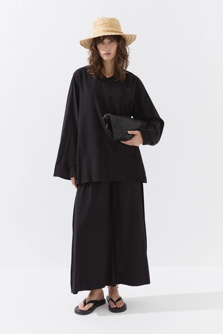 Cotton Twinset - Zwart